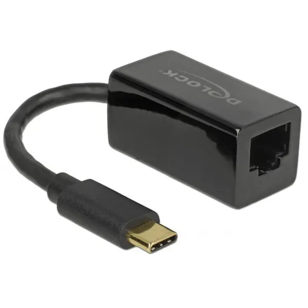 Delock Delock Adaptor USB 3.1 Gen 1 cu conector tata USB Tip-C > LAN Gigabit