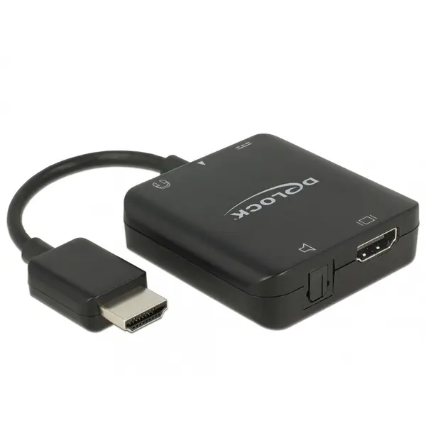 Delock Extractor audio HDMI 4K 60 Hz compact, Delock 63276