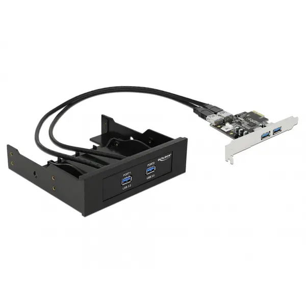 Delock Front Panel 2 x USB 3.0 + PCI Express Card 2 x USB 3.0, Delock 61893
