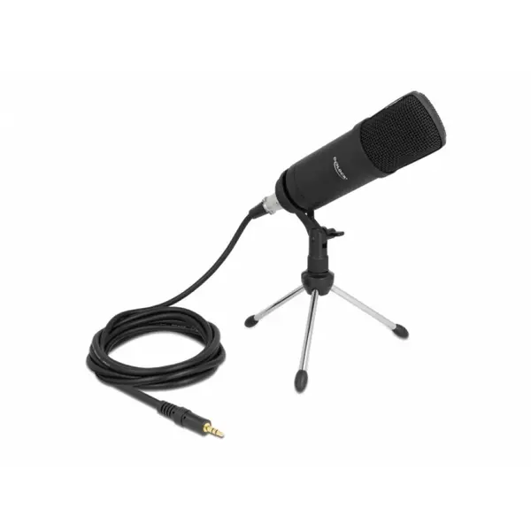 Delock Microfon profesional pentru podcast/computer XLR/jack 3.5mm, Delock 66640