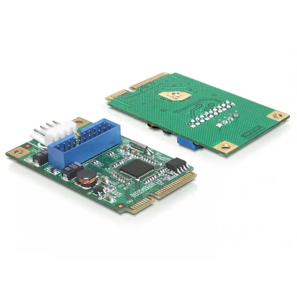 Delock Mini PCIe I/O PCIe 1 x pin header 19 Pini USB 3.0 Full size, Delock 95234