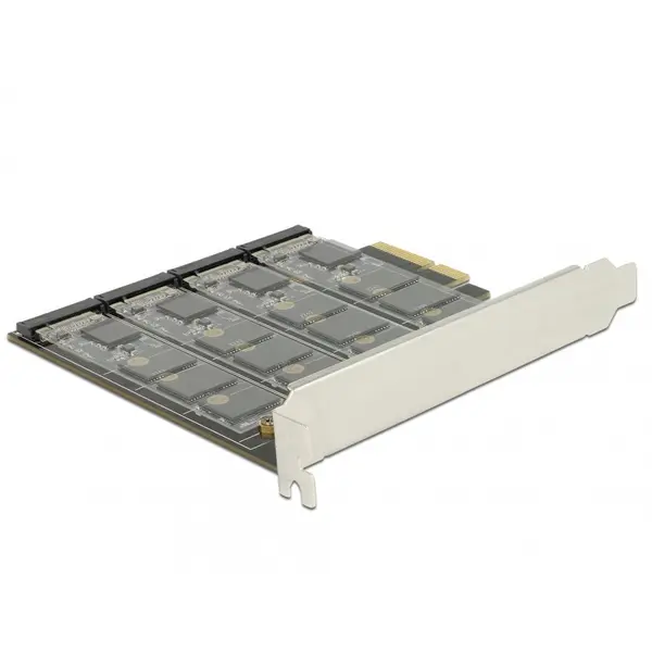 Delock PCI Express cu 4 porturi M.2 key B RAID, Delock 89888