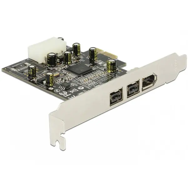 Delock PCI Express Firewire 2 porturi B + 1 port A, Delock 89153