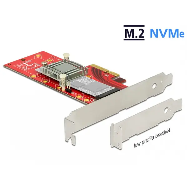 Delock PCI Express la 1 x NVMe M.2 Key M 110 mm cu radiator, Delock 89577
