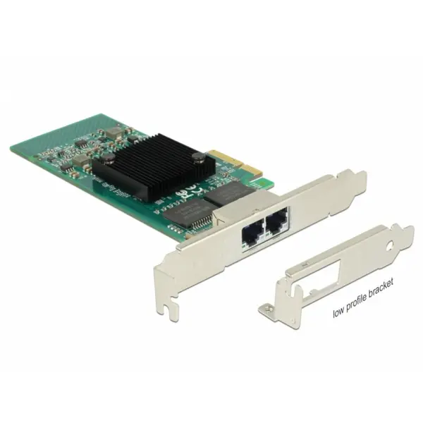 Delock PCI Express la 2 x Gigabit LAN chipset Intel i350, Delock 89945