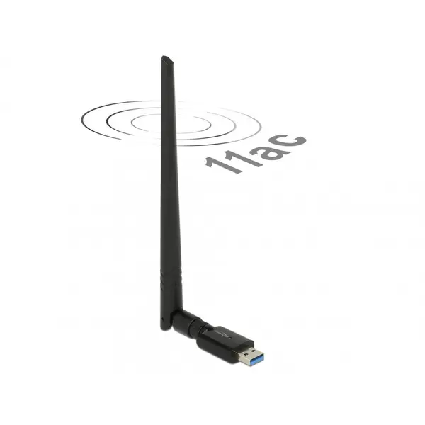 Delock Placa de retea USB 3.0 Dual Band WLAN, Delock 12535