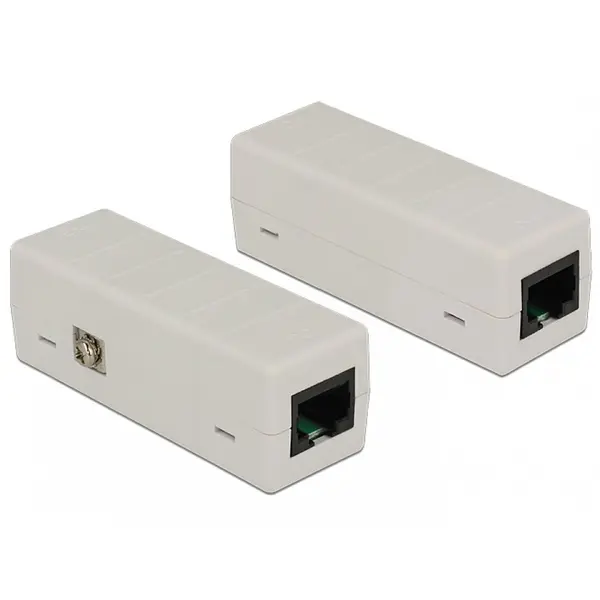 Delock Protectie pentru retea RJ45 la supratensiune Gigabit cu PoE 6 kV, Delock 62620