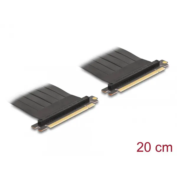 Delock Riser Card PCI Express 3.0 x16 la x16 + cablu 20cm, Delock 81500