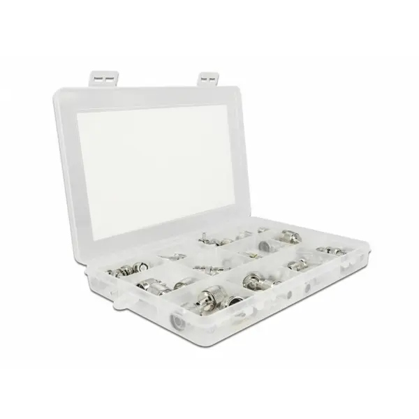 Delock Set 48 conectori BNC/TNC/F 50 Ohm, Delock 66810
