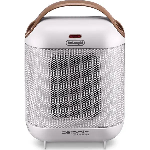 Delonghi Aeroterma ceramica De’Longhi HFX30C18.IW, 1800 W, 2 trepte de putere, Termostat reglabil, Treapta aer rece, Protectie supraincalzire, Protectie anti-inghet, Alb