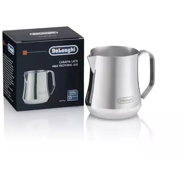 Delonghi Cana DeLonghi pentru spumarea laptelui DLSC069, 500ml, Argintiu
