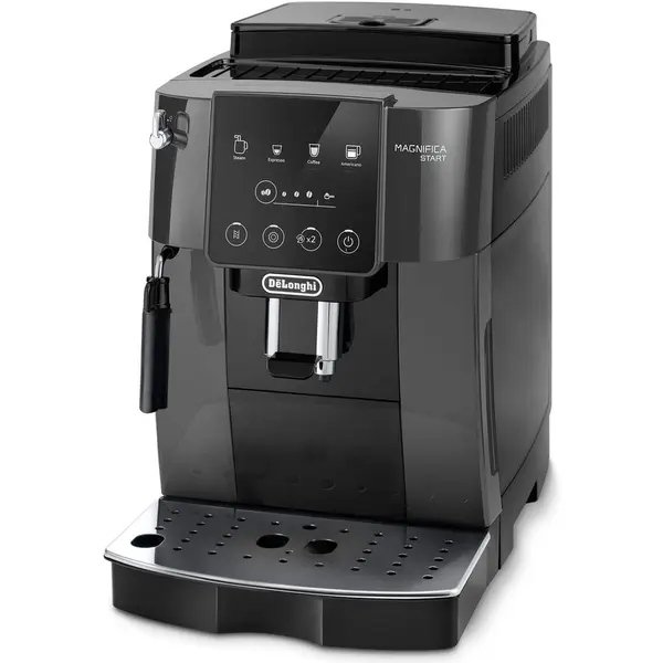 Delonghi Espressor automat De’Longhi Magnifica Start ECAM 220.22.GB, 1450 W, 1.8 l, 15 bar, sistem de spumare lapte manual, Negru/ Gri