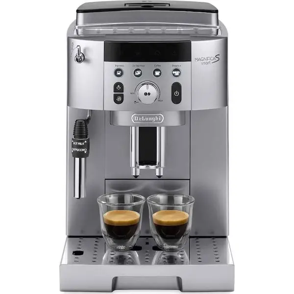 Delonghi Espressor Automat DeLonghi ECAM 250.31.SB Magnifica S Smart, 1450 W, 1.8 L, 15 Bar, Rasnita Integrata, Spumare Lapte, Argintiu