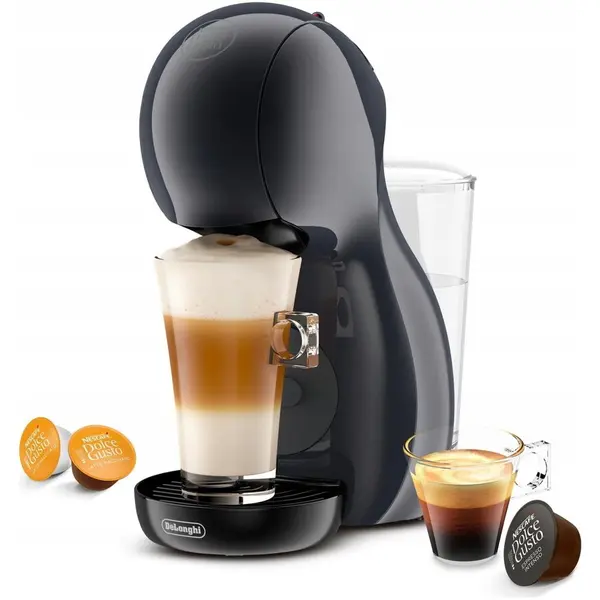 Delonghi Espressor cu capsule presurizate De'Longhi Dolce Gusto Piccolo XS EDG210.A Cold Coffee, 1400 W, 15 bar, Antracit