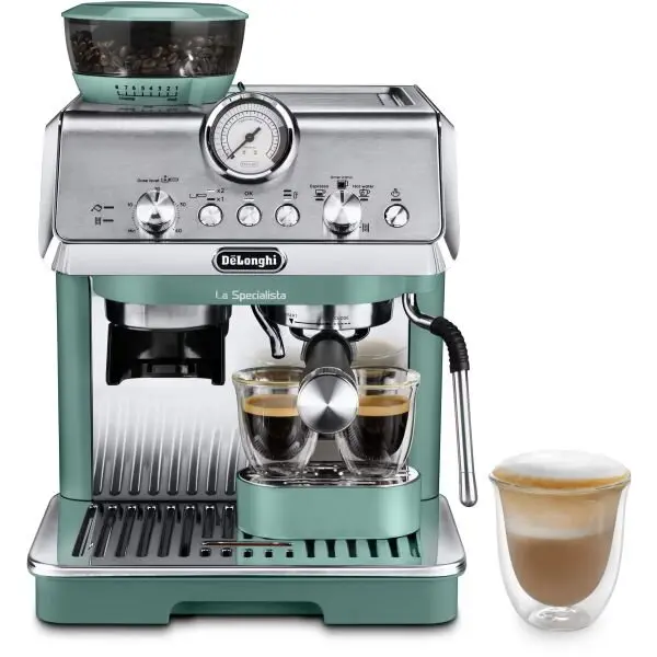 Delonghi Espressor manual De'Longhi La Specialista Arte EC9155.GR 0132126056, 1,5l, 15 bar, 1300w, verde