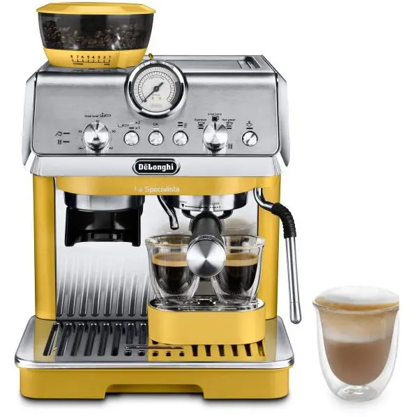 Delonghi Espressor manual De'Longhi La Specialista Arte EC9155.YE, 1,5L, 15 bar, 1300w, galben