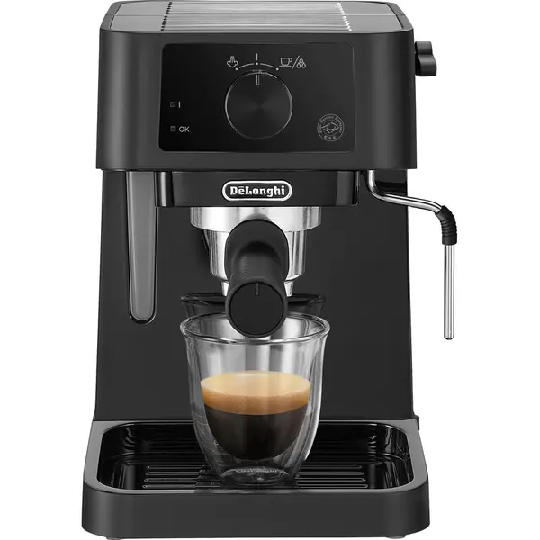 Delonghi Espressor manual DE’LONGHI Stilosa EC 235.BK, 1l, 1100W, 15 bari, Negru