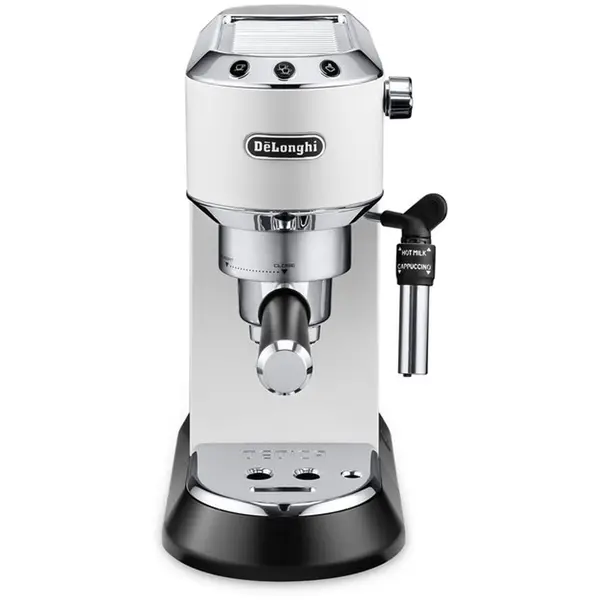 Delonghi Espressor manual DeLonghi Dedica Style EC 685, 1300 W, 15 Bar, 1.1 l, Slim, Alb