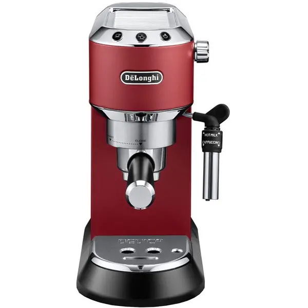 Delonghi Espressor manual DeLonghi Dedica Style EC 685, 1300 W, 15 Bar, 1.1 l, Slim, Rosu
