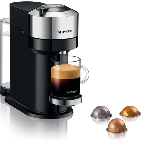 Delonghi Espressor manual DeLonghi Nespresso Vertuo Next ENV120.C, Chrome