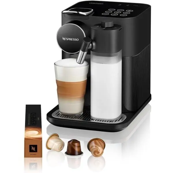 Delonghi Espressor Nespresso Gran Lattissima EN640.B, 19 bari, 1400 W, 1,3 L, Negru
