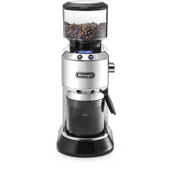 Delonghi Rasnita de cafea De'Longhi Dedica KG 521 M, 150 W, 350 g, Negru, Argintiu