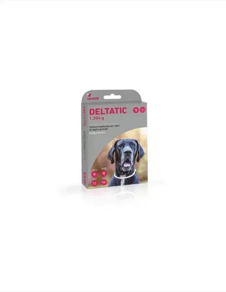 Deltatic 75 cm, zgarda antiparazitara pentru caini de talie mare