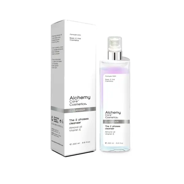 Demachiant bifazic pentru fata si ochi The 2 Phases Cleanser, 200ml, Alchemy