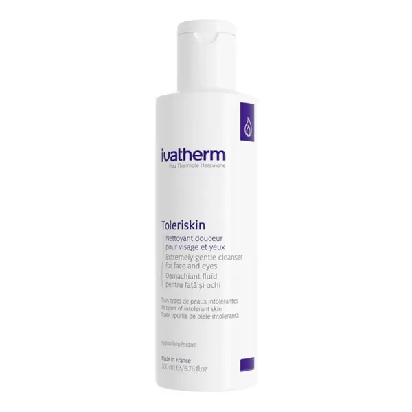 Demachiant fluid pentru fata si ochi Toleriskin, 200ml, Ivatherm