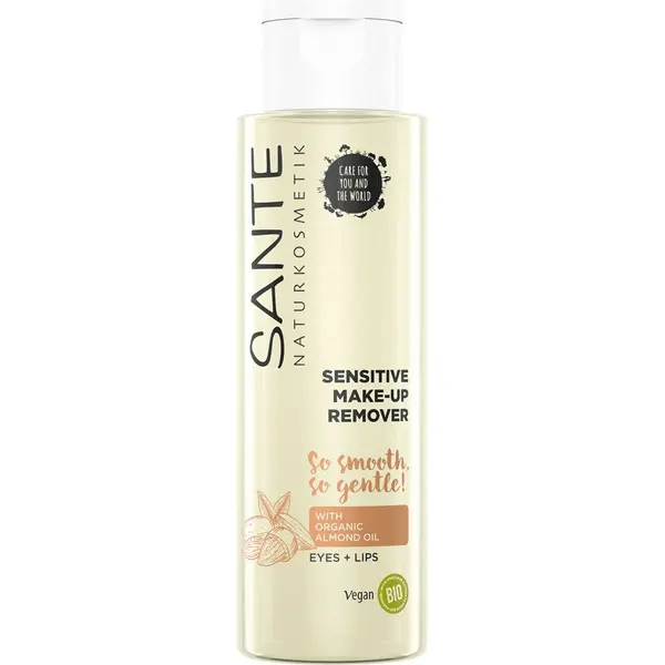 Demachiant pentru ochi si buze cu ulei bio de migdale vegan - 110 ml