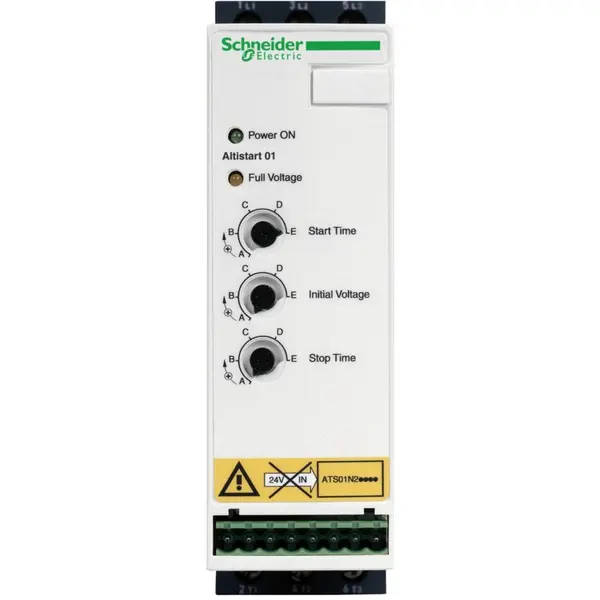 Demaror progresiv pentru motor asincron, Ats01, 32 A, 380, 415 V, 15 KW Schneider ATS01N232QN