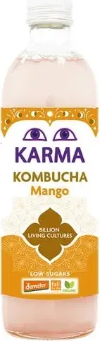 Demeter Kombucha organică, mango, 500 ml, Karma