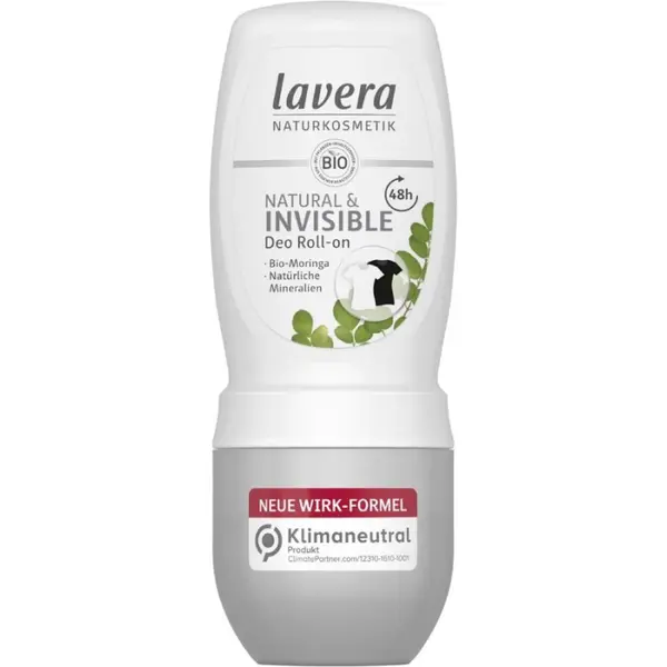Deo Roll-on natural si invizibil cu moringa bio - 50 ml
