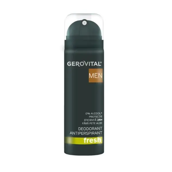 Deodorant antiperspirant Fresh Men, 150 ml, Gerovital