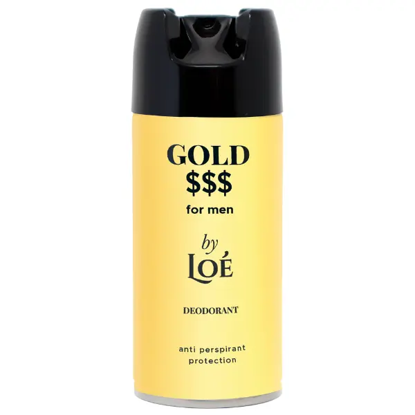Deodorant antiperspirant pentru barbati L Oe Gold, Arom | 150 ml