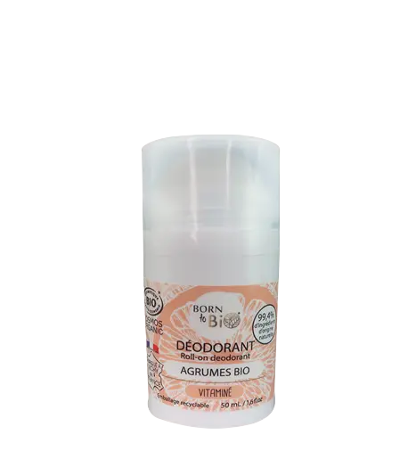 Deodorant bio roll-on cu citrice, 50ml, Born to Bio