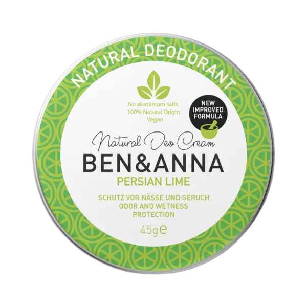 Deodorant natural crema Persian Lime, 45g, Ben&Anna