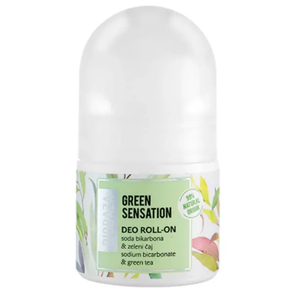 Deodorant natural cu piatra de alaun pentru femei Green Tea Sensation, 20ml, Biobaza
