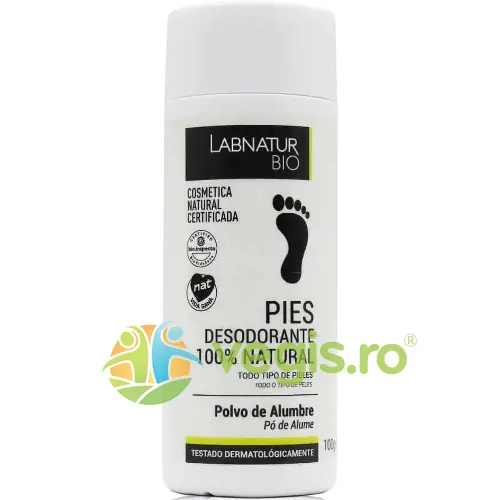 Deodorant Natural pentru Picioare Pudra de Alaun 100g