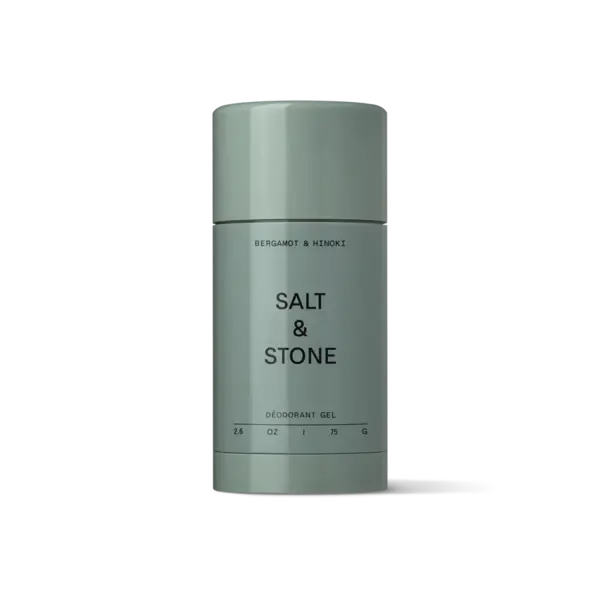 Deodorant pentru piele sensibila cu bergamot si hinoki, 75g, Salt & Stone