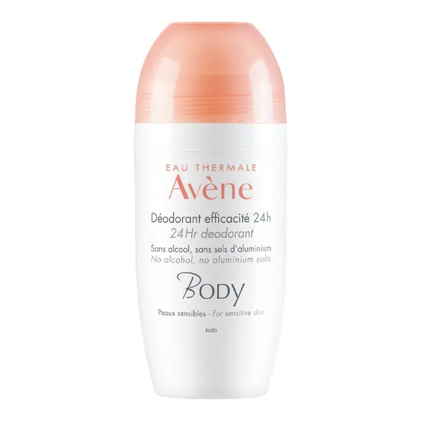 Deodorant roll-on 24H pentru piele sensibila, 50 ml, Avene
