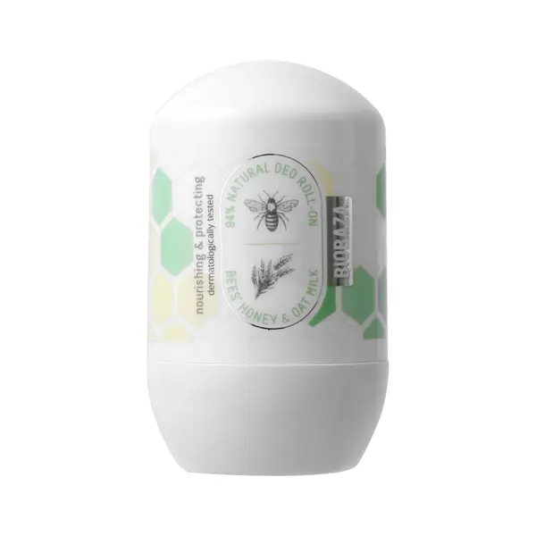 Deodorant roll-on cu extract de miere si ovaz, 50ml, Biobaza
