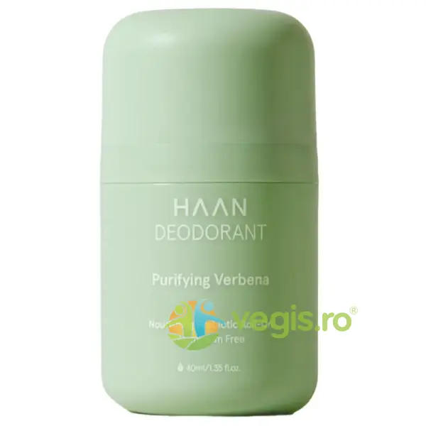 Deodorant Roll-On Hranitor cu Prebiotice fara Aluminiu Purifying Verbena 40ml