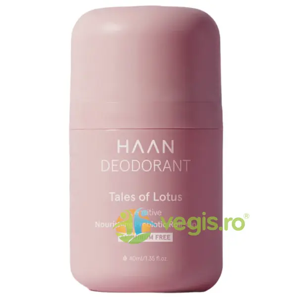 Deodorant Roll-On Hranitor cu Prebiotice pentru Pielea Sensibila fara Aluminiu Tales of Lotus 40ml