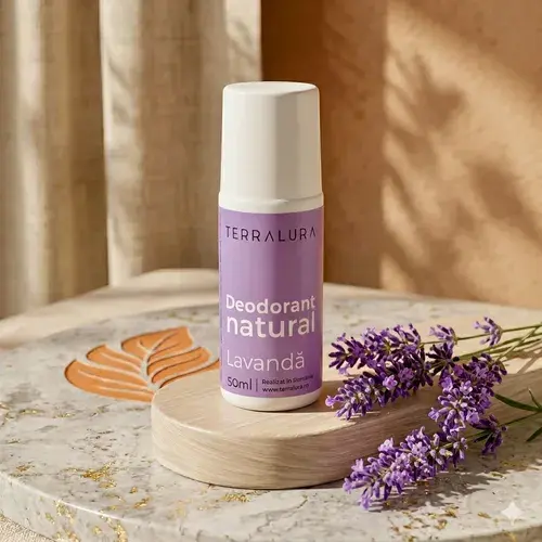 Deodorant Roll-on Natural Lavandă, 50ml | Terralura