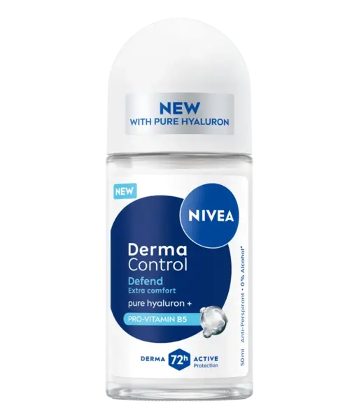 Deodorant roll-on pentru femei Derma Control Defend, 50ml, Nivea