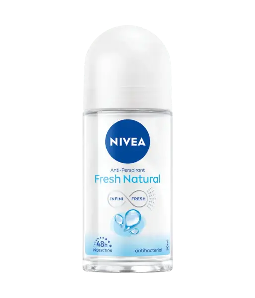 Deodorant roll-on pentru femei Fresh Natural, 50ml, Nivea