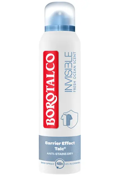 Deodorant spray Invisible Fresh, 150ml, Borotalco