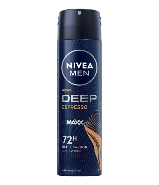 Deodorant spray pentru barbati Deep Espresso Black Carbon, 150ml, Nivea