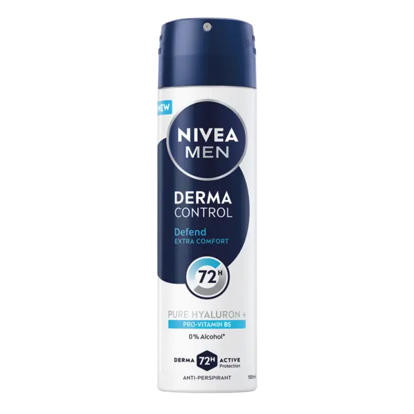 Deodorant spray pentru barbati Derma Control Defend, 150ml, Nivea